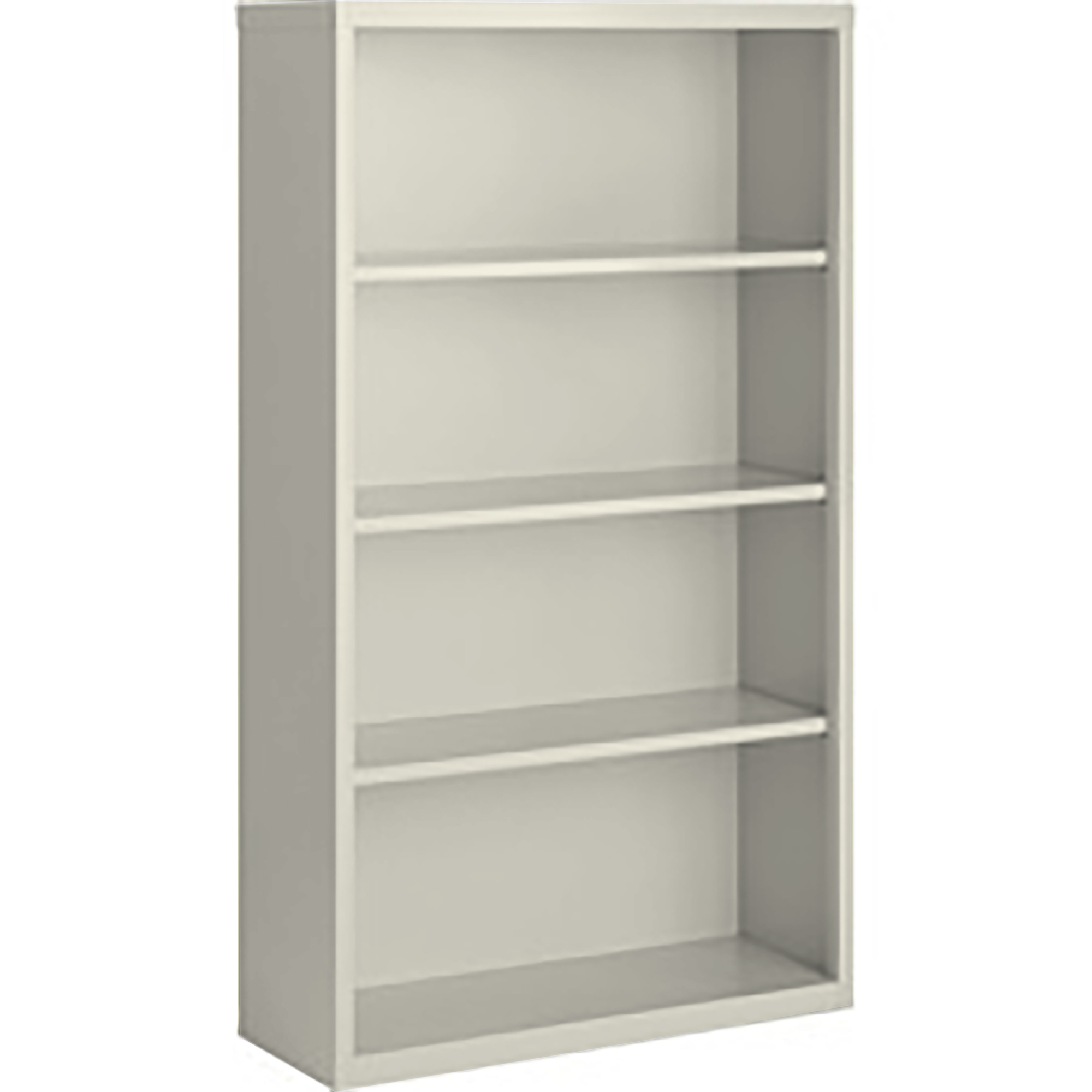 Steel Cabinets USA, 36in.x18in.x60in. Putty Bookcase Steel Fully Assembled, Height 60 in, Shelves (qty.) 4, Material Steel, Model# BCA-366018-P